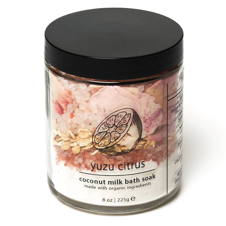 Coconut Milk Bath Soak: Sea Salt Orchid