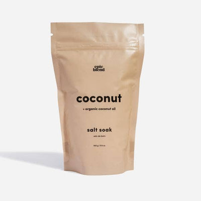 Coconut Bath Salt Soak: 3.5oz