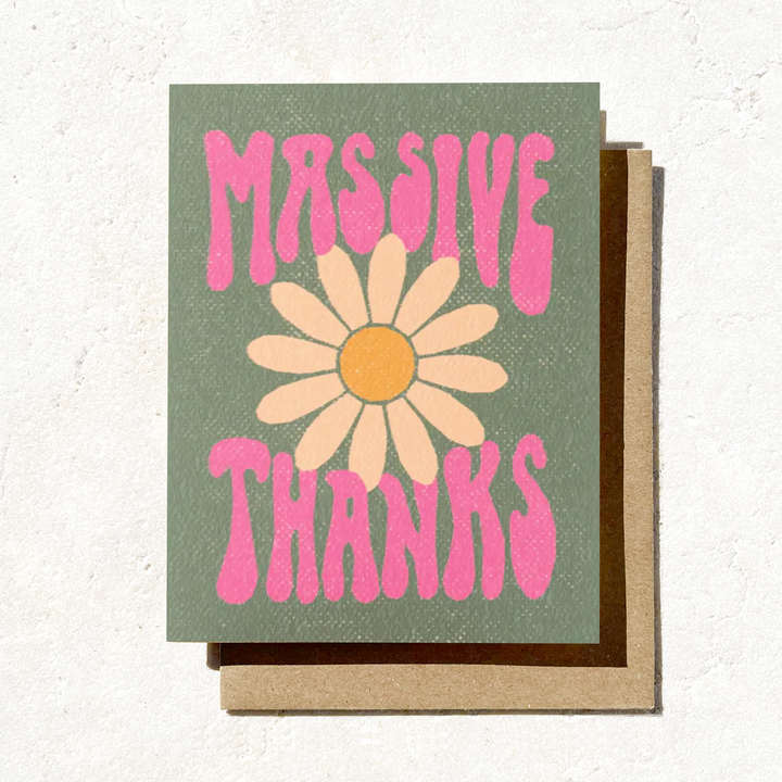 Massive Thanks - Fall Thank You Card