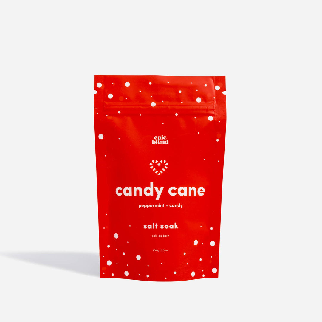 Candy Cane Salt Soak