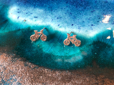 Bicycle Earrings