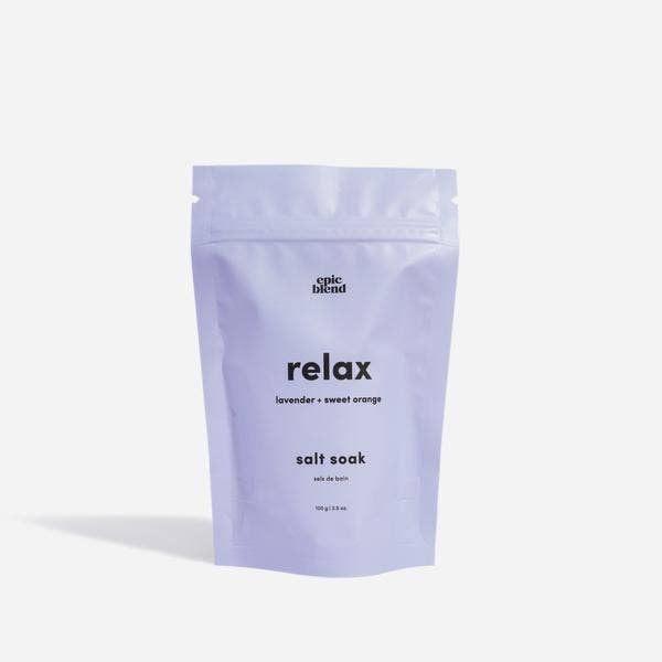 Relax Bath Salt Soak: 3.5oz