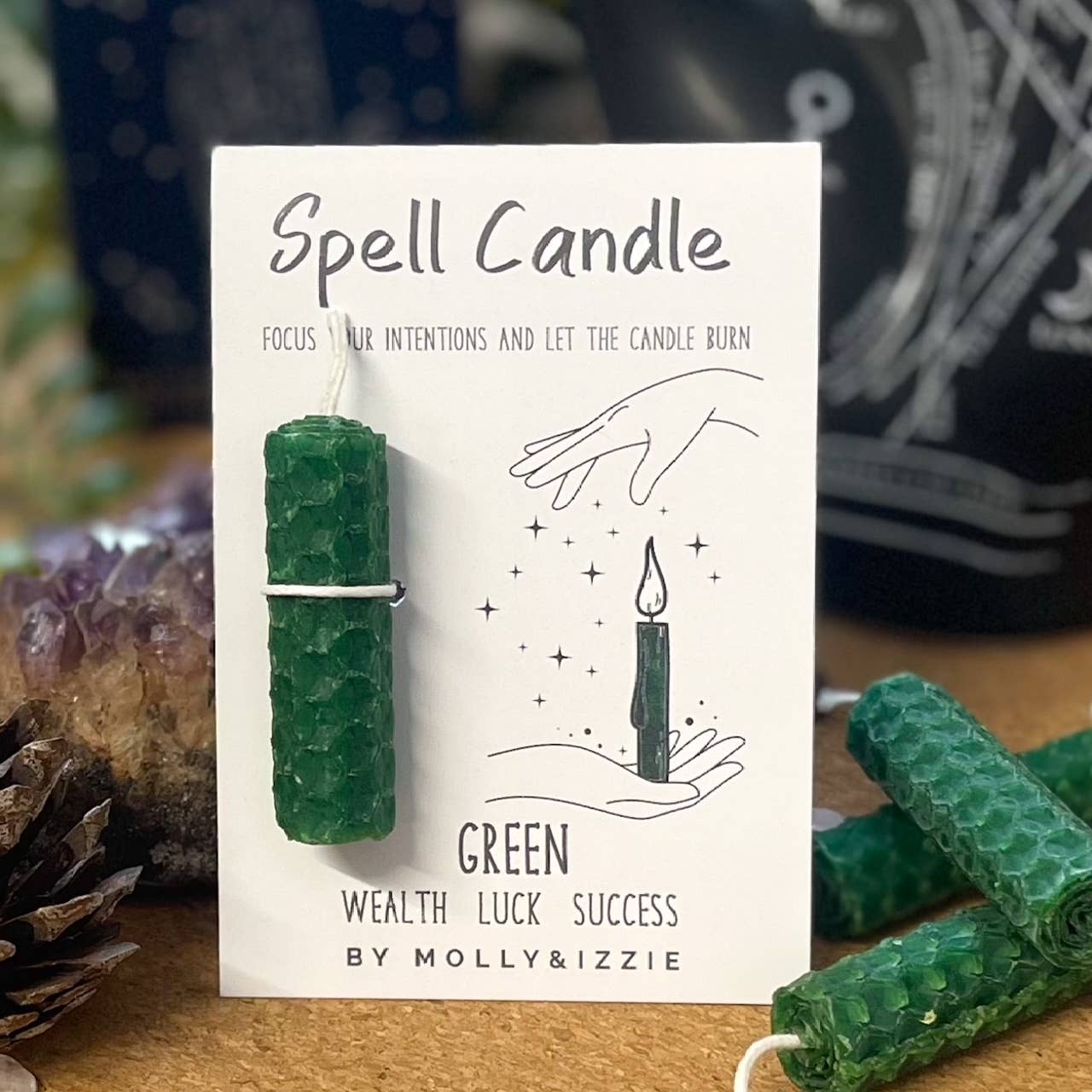 Spell Candle - Green